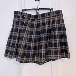 Thrifted school girl skirt, plaid